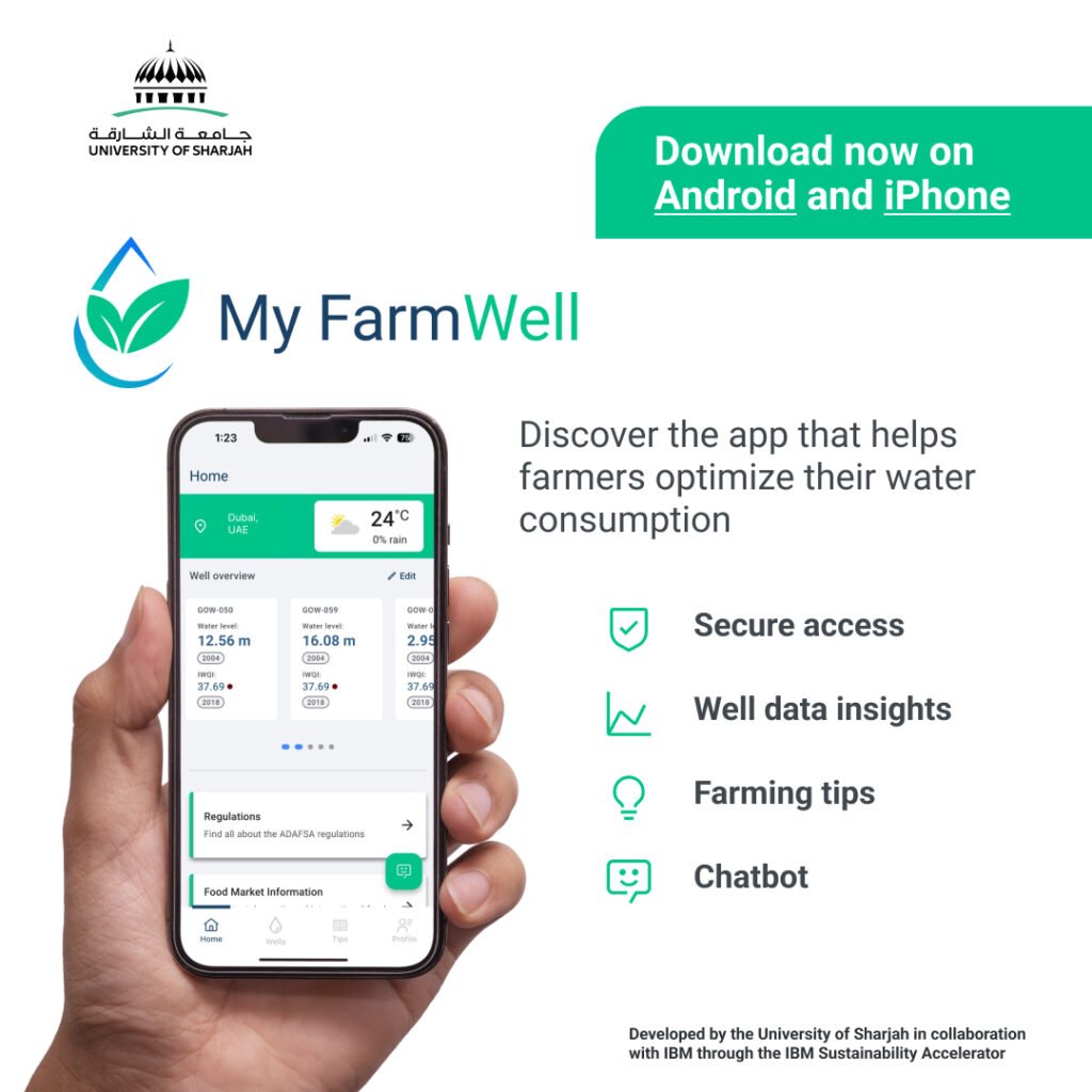 My FarmWell App Enters Next Phase: University of Sharjah and IBM Celebrate Next-Stage Advancements